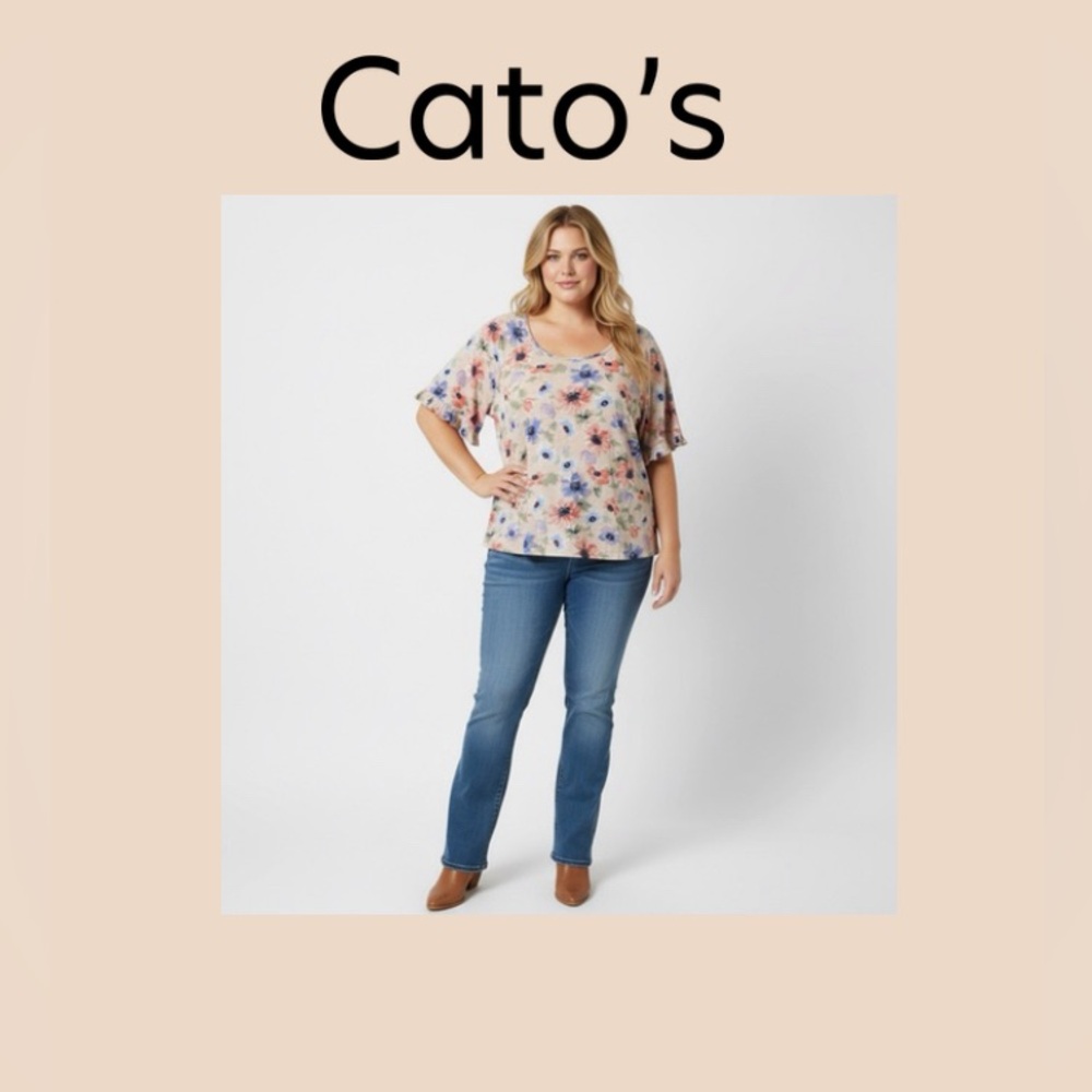 Women’s Short Sleeve Casual Top Size 18/20W